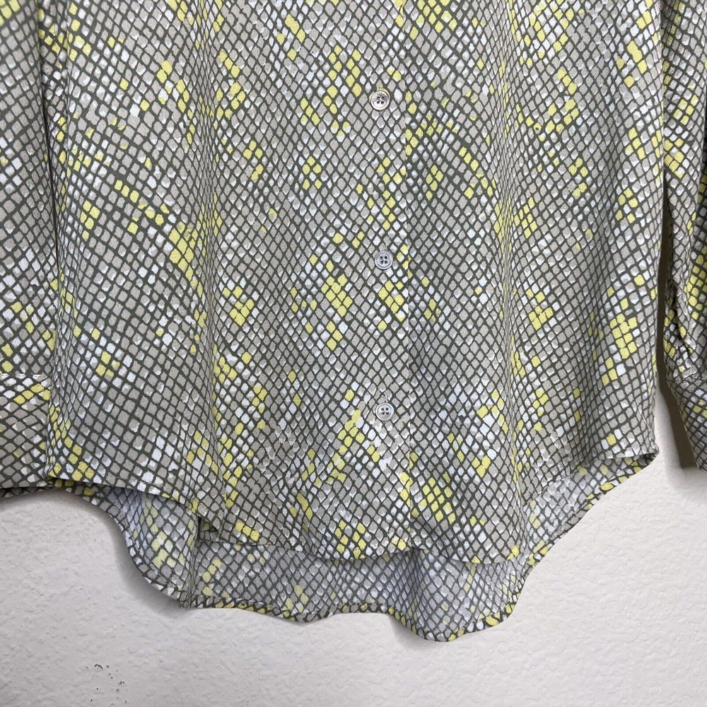 Equipment Femme Reptile Print Button up Blouse Sz XS - Picture 4 of 9